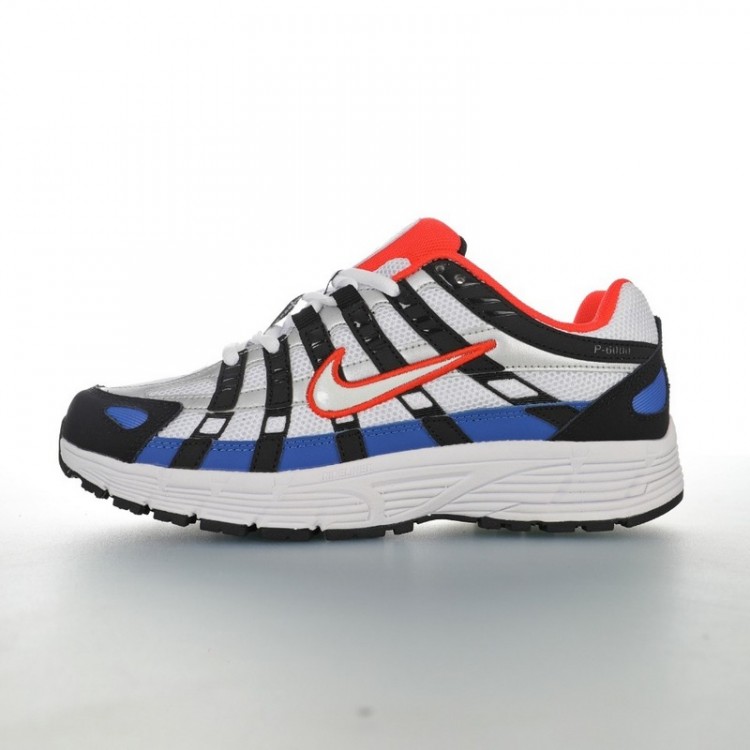 Nike P-6000 White Black Sliver Orange BV1021-106 