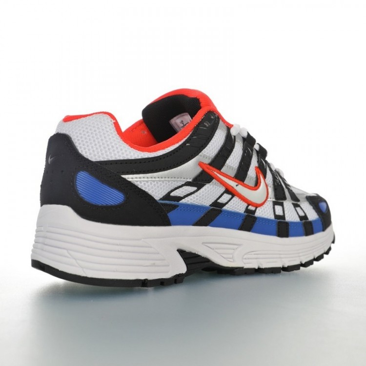 Nike P-6000 White Black Sliver Orange BV1021-106 