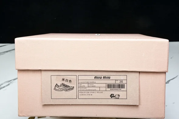 Miu Miu Calzature Donna  Vitello Dec Avorio color 