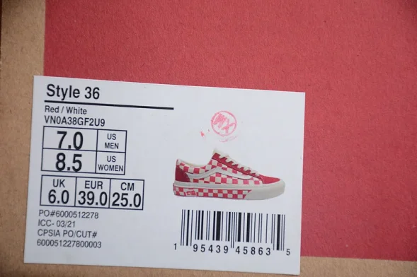 Vans Style 36 VN0A38GF2U9 
