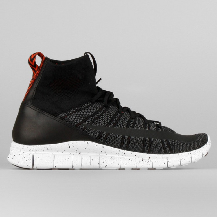 Nikelab Free Mercurial Flyknit “Black Team Orange” 805554-008