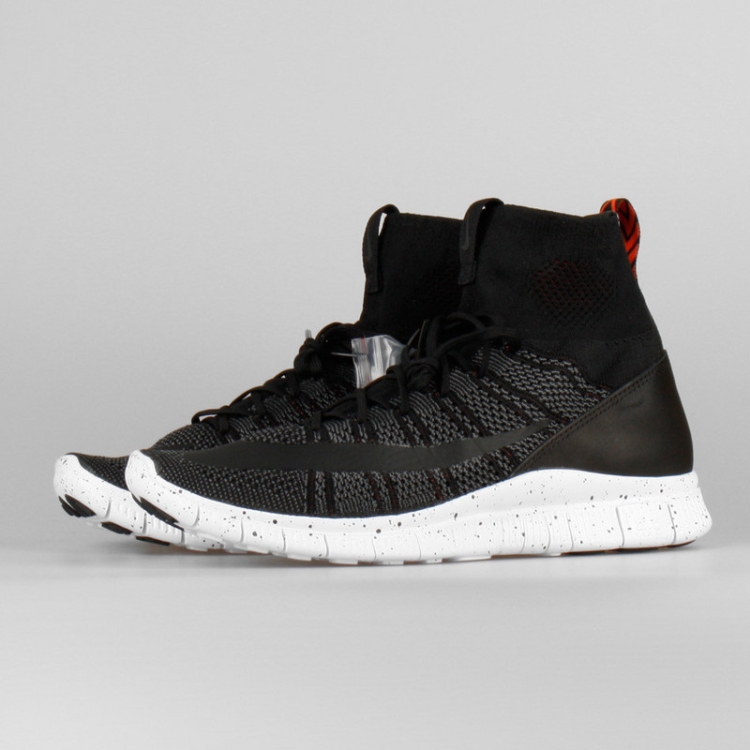 Nikelab Free Mercurial Flyknit “Black Team Orange” 805554-008