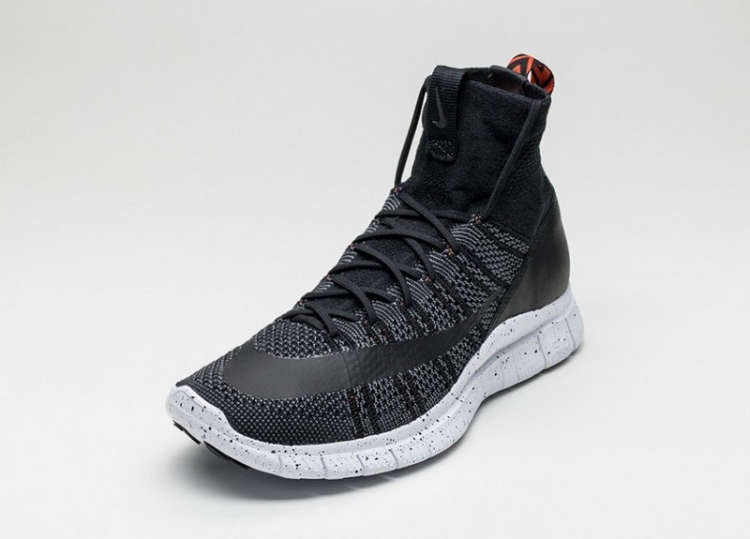 Nikelab Free Mercurial Flyknit “Black Team Orange” 805554-008