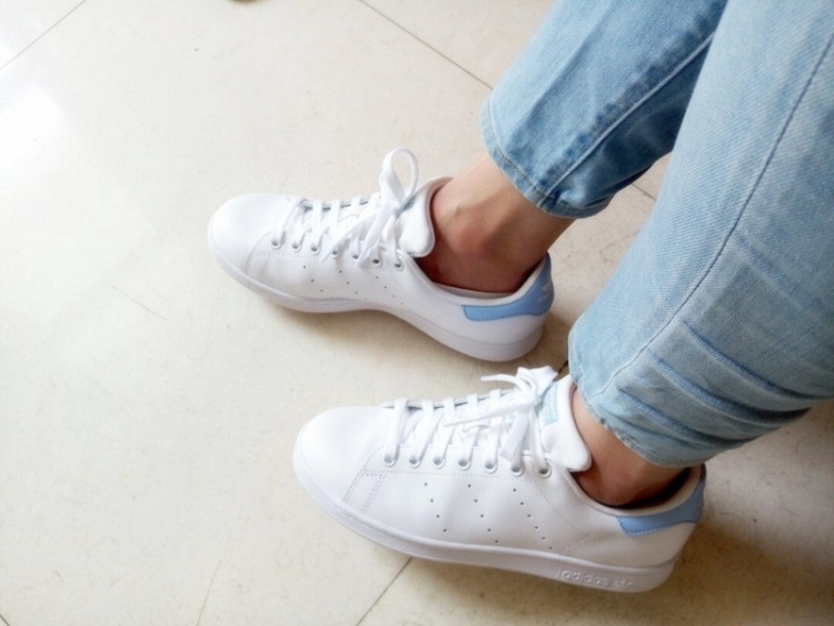 Adidas Originals Stan Smith “White_Ftwr White_Blue” BA7673