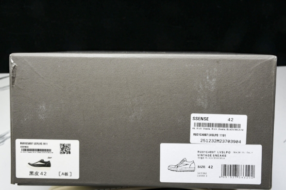 Rick Owens Vintage Sneaks RU01C4897 LVSLPO 