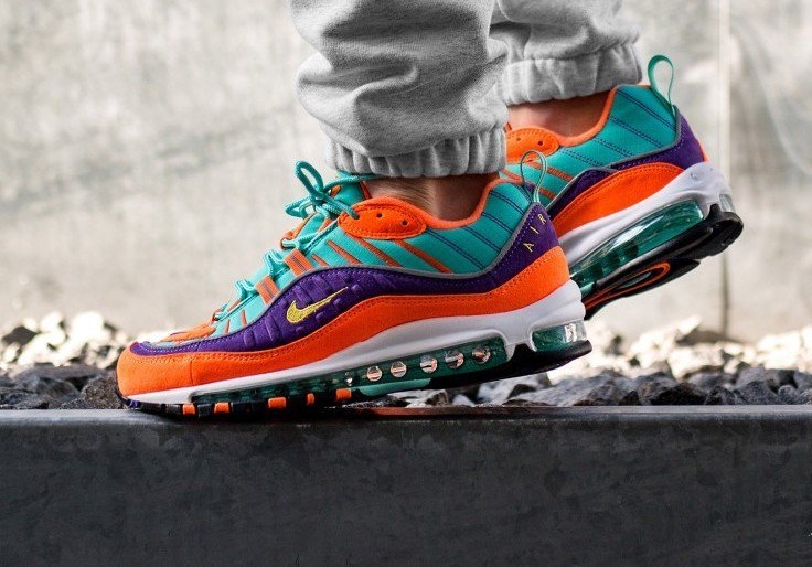 Nike air max 98 blue orange online
