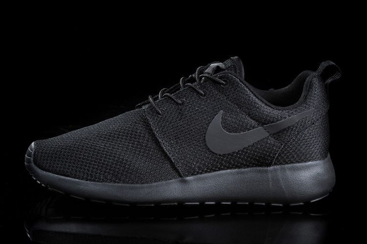 Nike Roshe Run ID  Black/Black Полностью черные