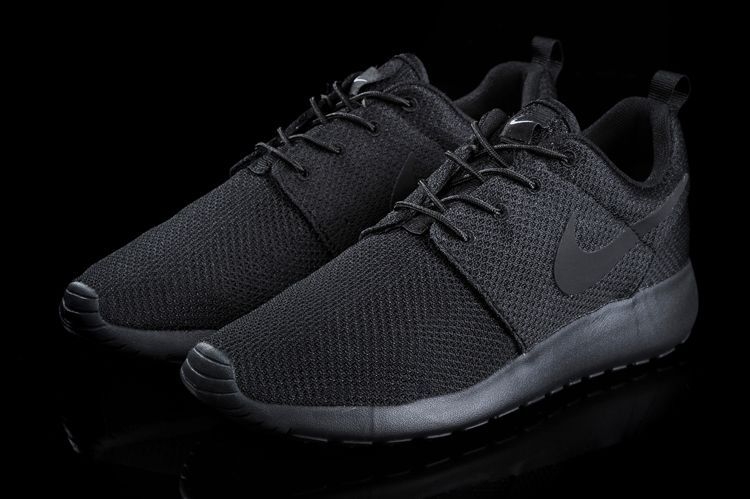 Nike Roshe Run ID  Black/Black Полностью черные