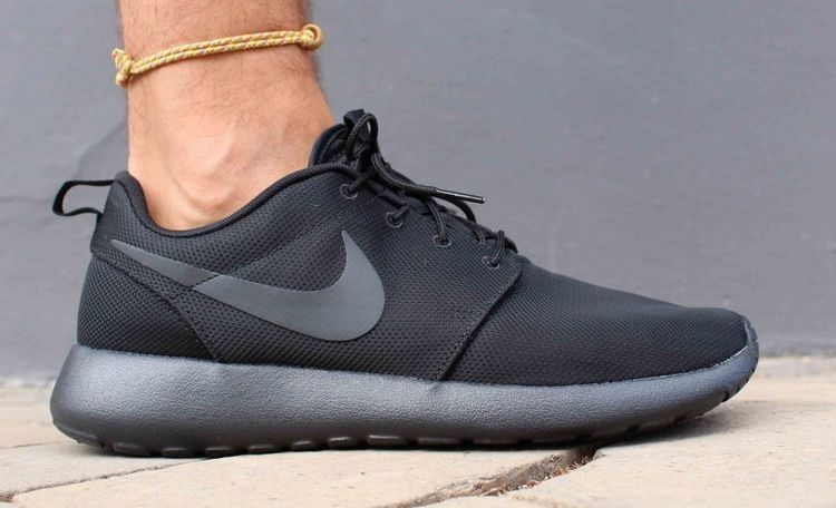 Nike Roshe Run ID  Black/Black Полностью черные