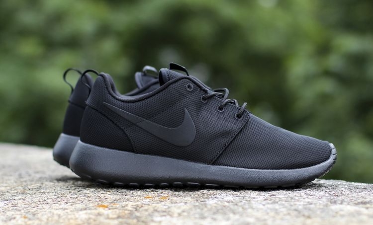 Nike Roshe Run ID  Black/Black Полностью черные