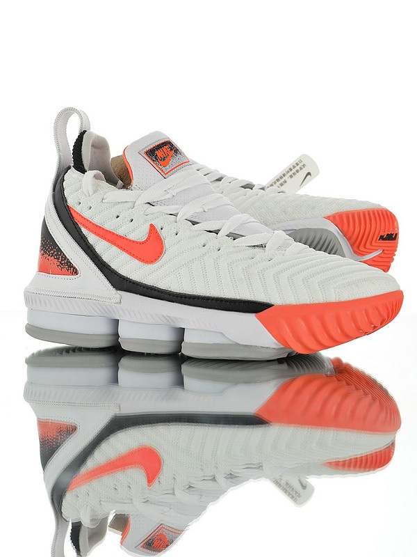 Nike Lebron 16 BJ “White Hit Lava-Flt”