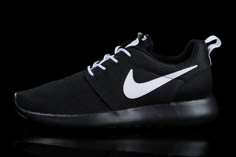 Nike Roshe Run ID  Black/White Черно белые