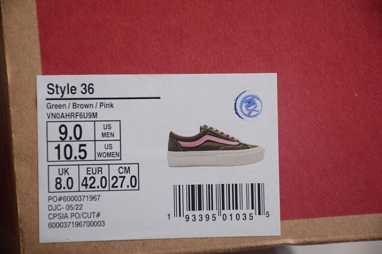 Vans style 36 homme cheap