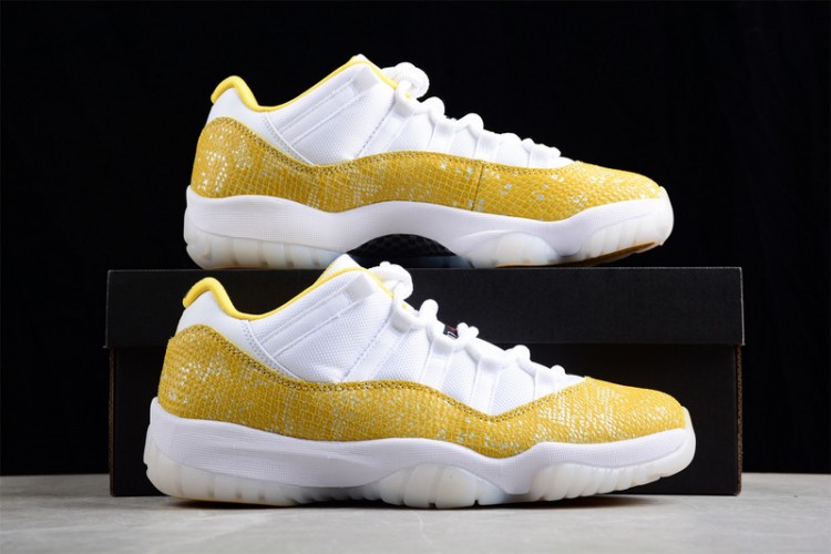 Nike Air Jordan 11 low SE Yellow Snakeskin AH7860-107