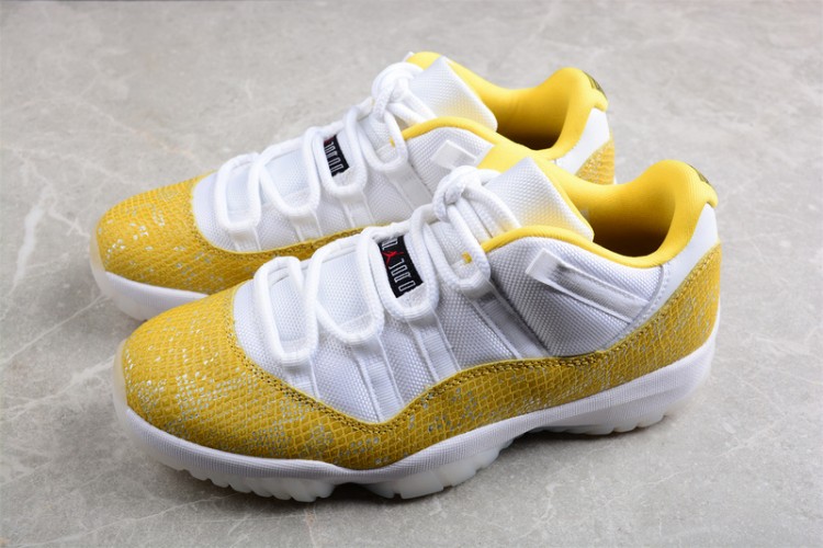 Nike Air Jordan 11 low SE Yellow Snakeskin AH7860-107