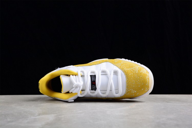 Nike Air Jordan 11 low SE Yellow Snakeskin AH7860-107