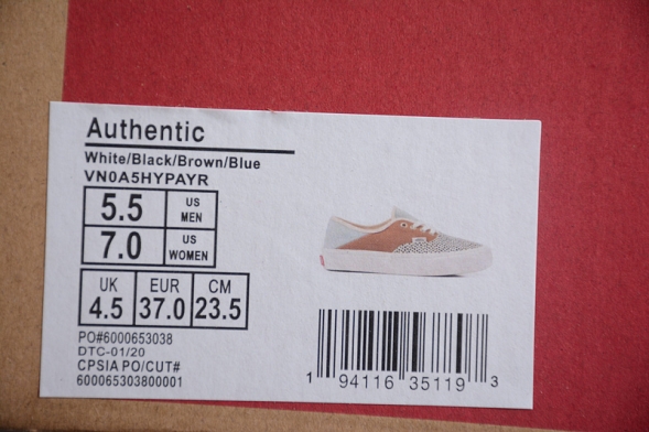 Vans Authentic VN0A5HYPAYR 