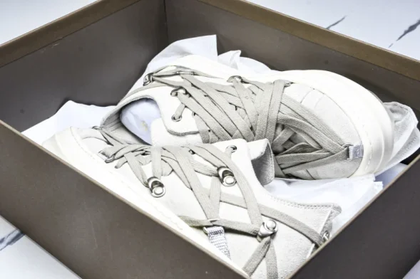 Rick Owens Megalaced Low Sneaks RU01E5886 LVSW1 
