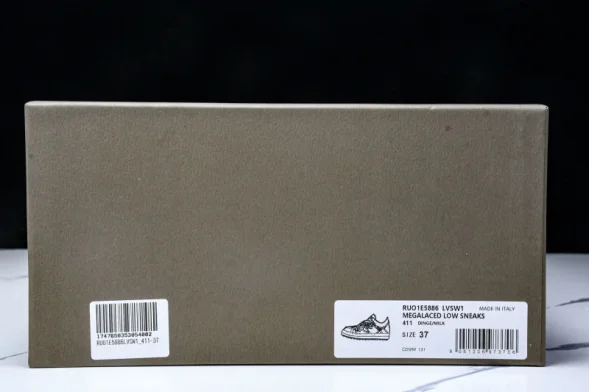 Rick Owens Megalaced Low Sneaks RU01E5886 LVSW1 