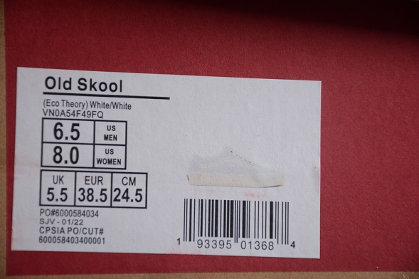 Vans Eco Theory Old Skool Tapered VN0A54F49FQ 