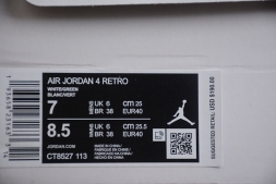 Nike Air Jordan 4 Black Lase CT8527-113