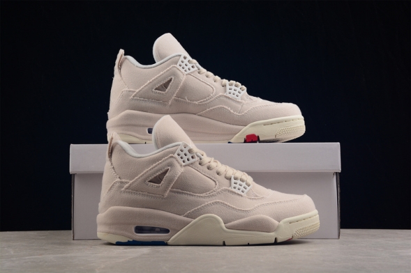  Nike Air Jordan 4 Retro Canvas DQ4909-100 