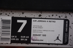 Nike Air Jordan 4 Black Lase 308497-100