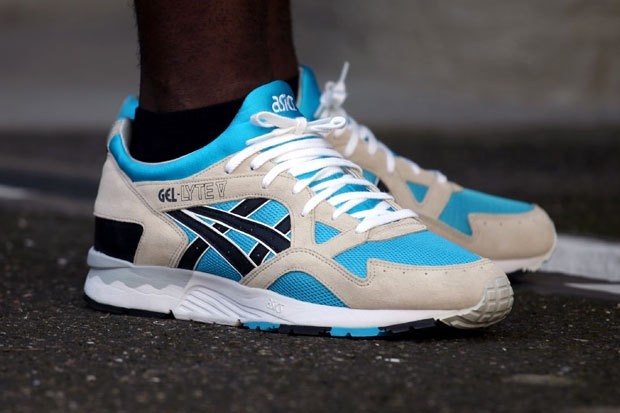 Asics Gel Lyte V ATOMIC BLUE GREY H435l 4190 5