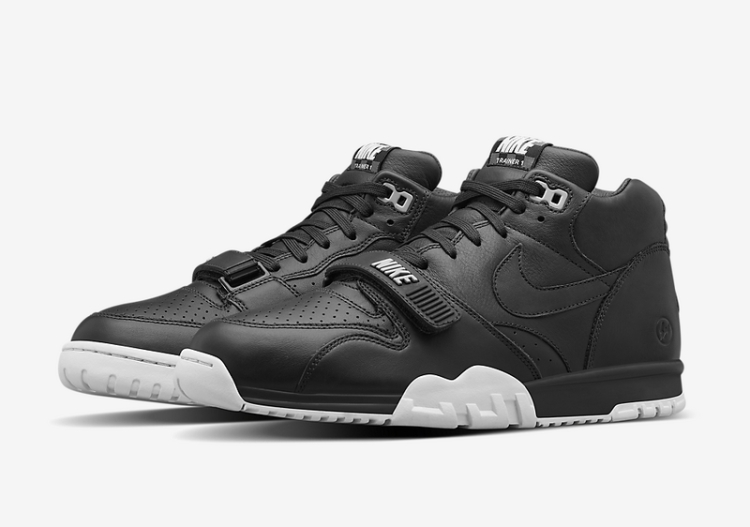 NIKE AIR TRAINER 1 X Fragment Design Air Trainer 1 Mid SP “Black” 806942-001