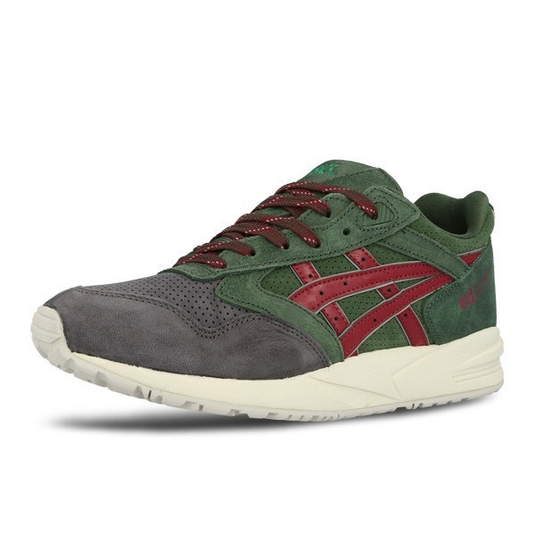 Asics Christmas Pack 2014 Gel Saga dark green / burgundy