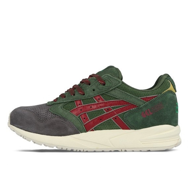 Asics Christmas Pack 2014 Gel Saga dark green / burgundy