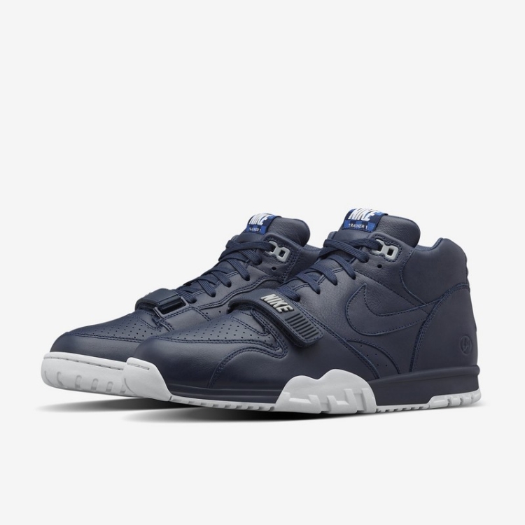 Fragment Design x NikeCourt Air Trainer 1 Mid Premium SP “Obsidian_White-Obsidian” 806942-441