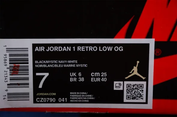 Nike Air Jordan 1 low Mystic Navy CZ0790-041 