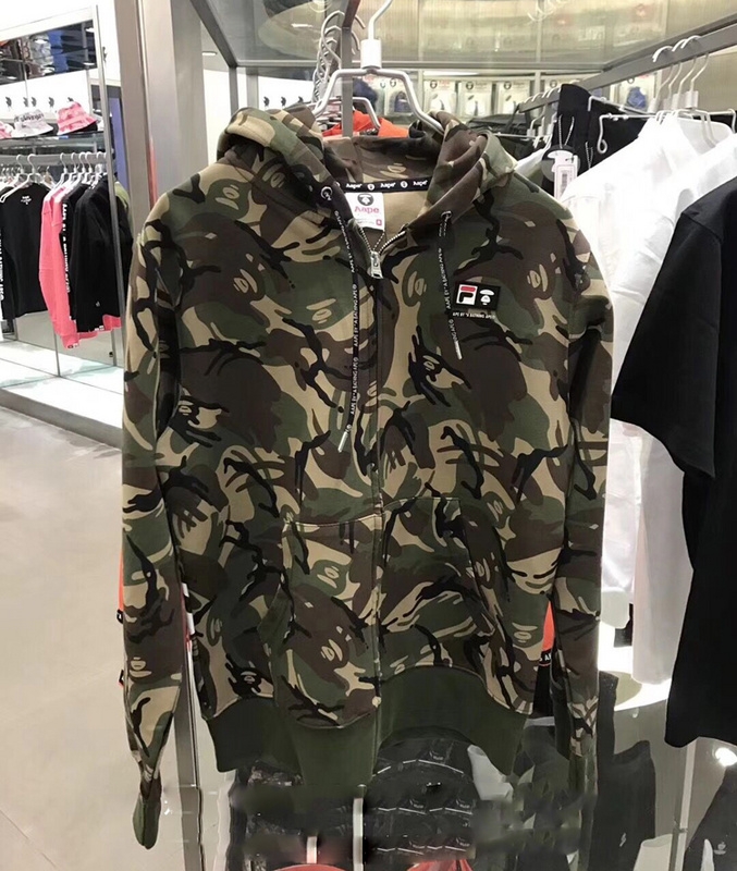 Fila camo hoodie clearance