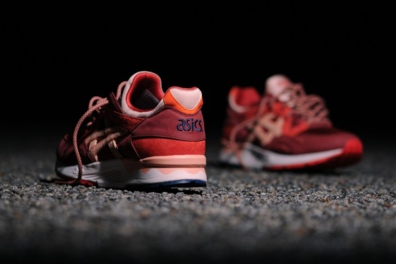 Asics gel lyte v red black top