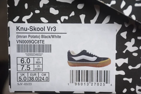 Vans x Imran Potato Logo Vr3 VN0009QC8TE 