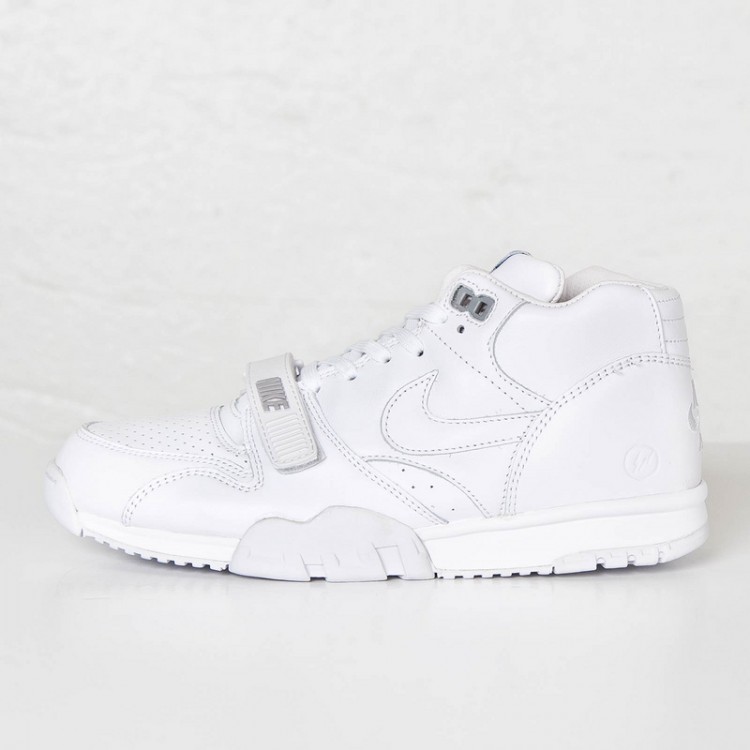 Fragment Design x NikeCourt Air Trainer 1 Mid Premium SP “White_White-Wolf Grey” 806942-110