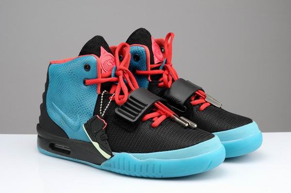 Nike Air Yeezy 2 South Beach Black Blue Red