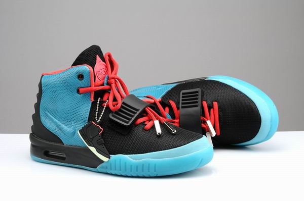 Nike Air Yeezy 2 South Beach Black Blue Red