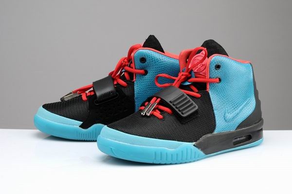 Nike Air Yeezy 2 South Beach Black Blue Red