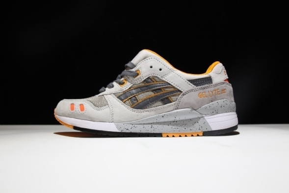 ASICS Gel-lyte III gray orange H635L-1190