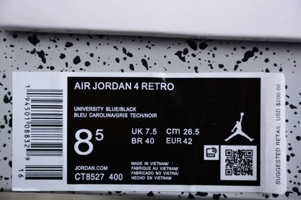  Nike Air Jordan 4 SE University Blue CT8527-400 