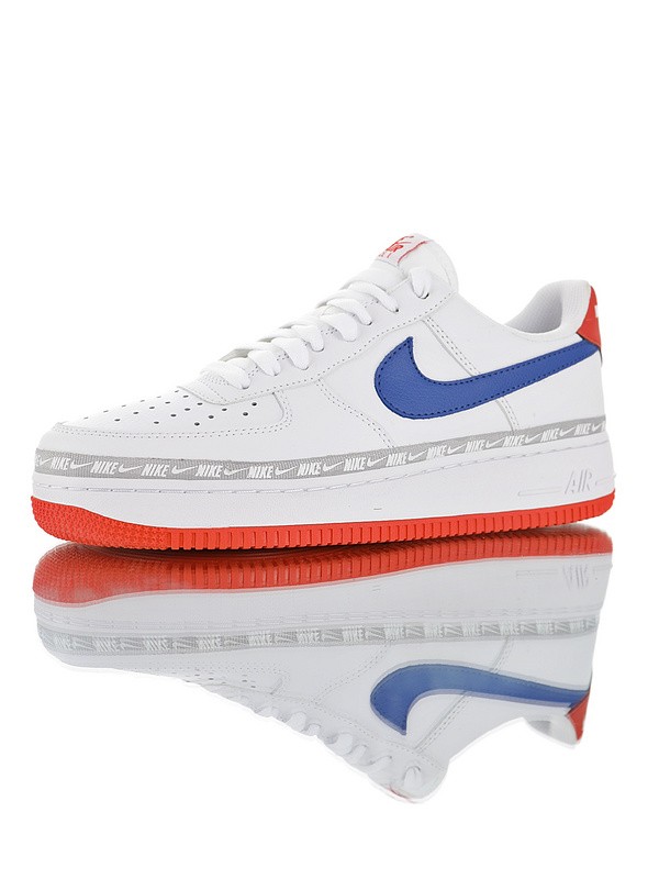 Nike Air Force 1 Low ' 07 "Overbranded White Royal Red" CD7739-100