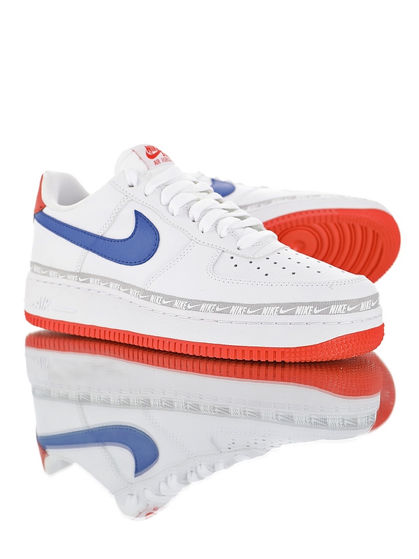 Nike Air Force 1 Low ' 07 "Overbranded White Royal Red" CD7739-100