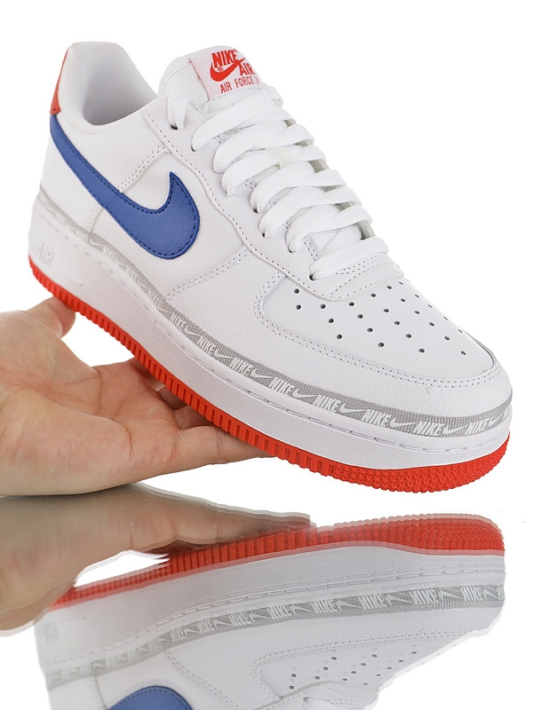 Nike Air Force 1 Low ' 07 "Overbranded White Royal Red" CD7739-100