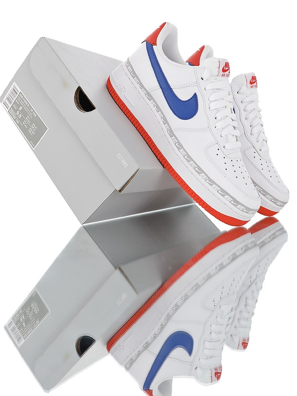 Nike Air Force 1 Low ' 07 "Overbranded White Royal Red" CD7739-100