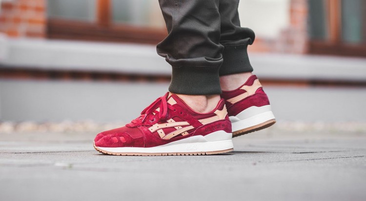  ASICS Gel-Lyte III Veg-Tan “Burgundy-Tan” H6V3N-2671