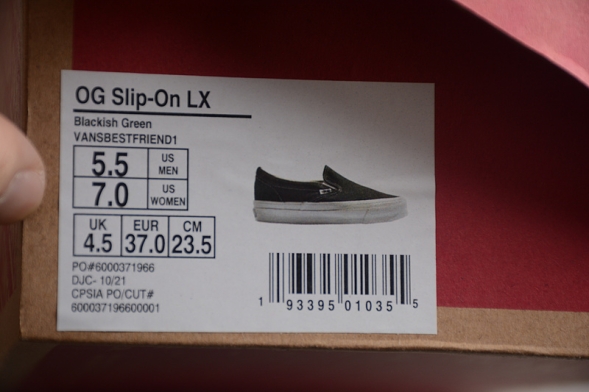 Adsum x Vans Vault OG Slip-On Dark Green VANSBESTFRIEND1 