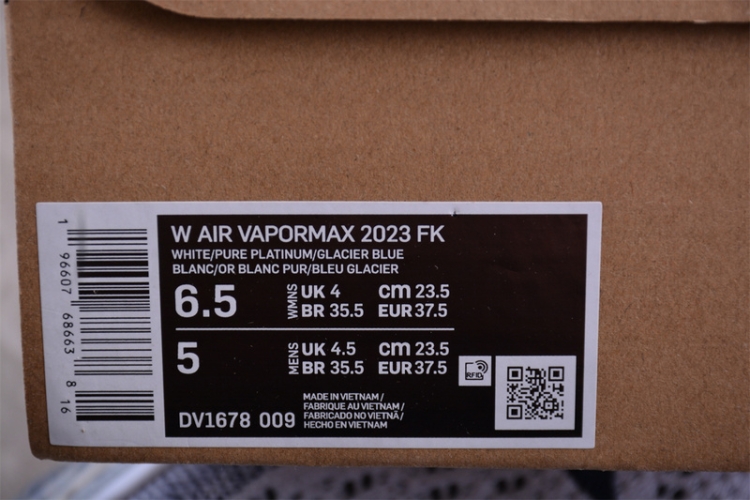  Nike Vapormax 2023 Flyknit DV1678-009