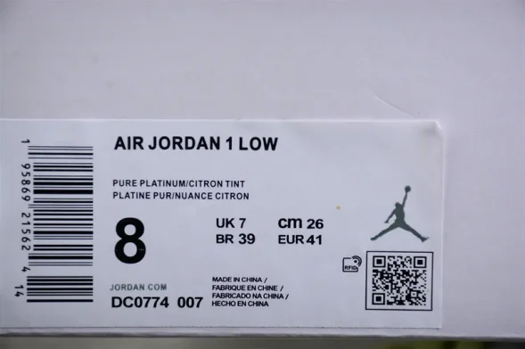 Nike Air Jordan 1 low Lemonade DC0774-007 
